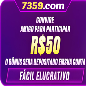 7359.com Indique amigos para receber um bônus
